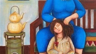 ربه منزل تقول مافيش في البيت الى غير خمسه جنيه قصه كامله