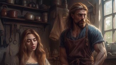 قصه عاش في قديم الزمان شاب وأخته لوحدهما عيشة هناء واستقرار كامله