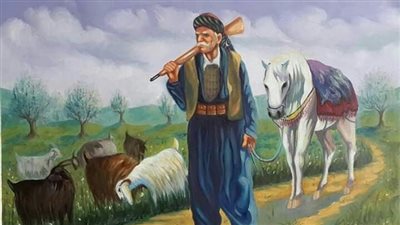كان فى قديم الزمان رجلا يعيش فى قرية صغيرة