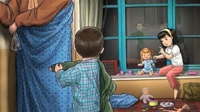 قصة ارملة و ٣ اطفال