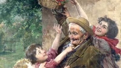 الجدة والفتيات الثلاثة