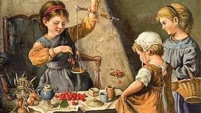 جرة العسل و الثلاث فتيات