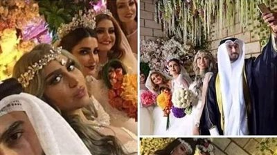 شاب كويتي يتزوج اربعه نساء في ليله واحده