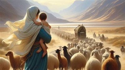المرأتان والذئب