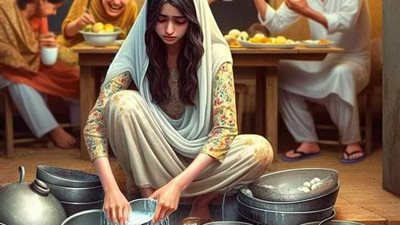 بعد الفرح بأسبوع نزلت تحت حماتها حياه نوح