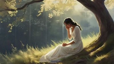 فتاة في الصحراء