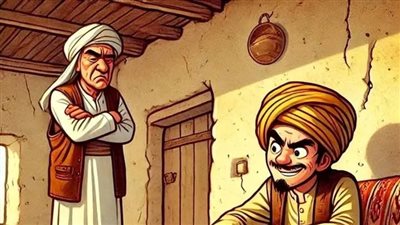 يحكى أن جحا كان يملك دارًا جميلة